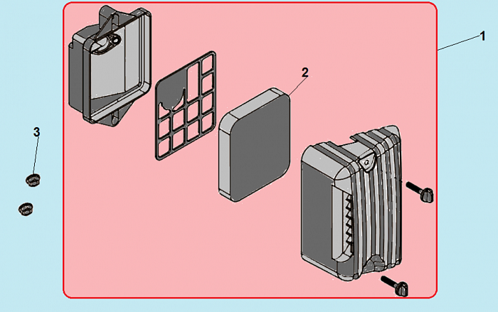 6 ВОЗДУШНЫЙ ФИЛЬТР ГЕНЕРАТОР CHAMPION GG1200